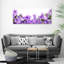 Purple Bells - No Frame Print on Canvas