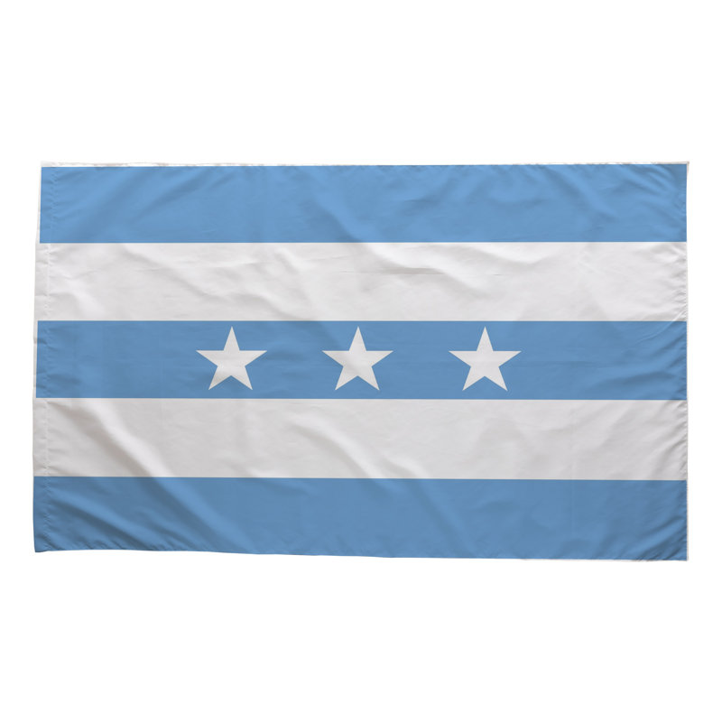 Drapeau de la ville de Guayaquil - drapeau extérieur, 36" H x 60" W