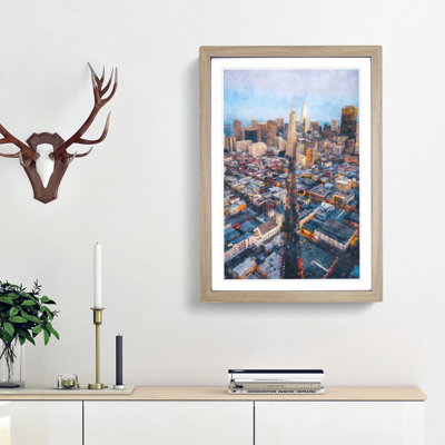 Downtown San Francisco - Picture Frame Painting Print