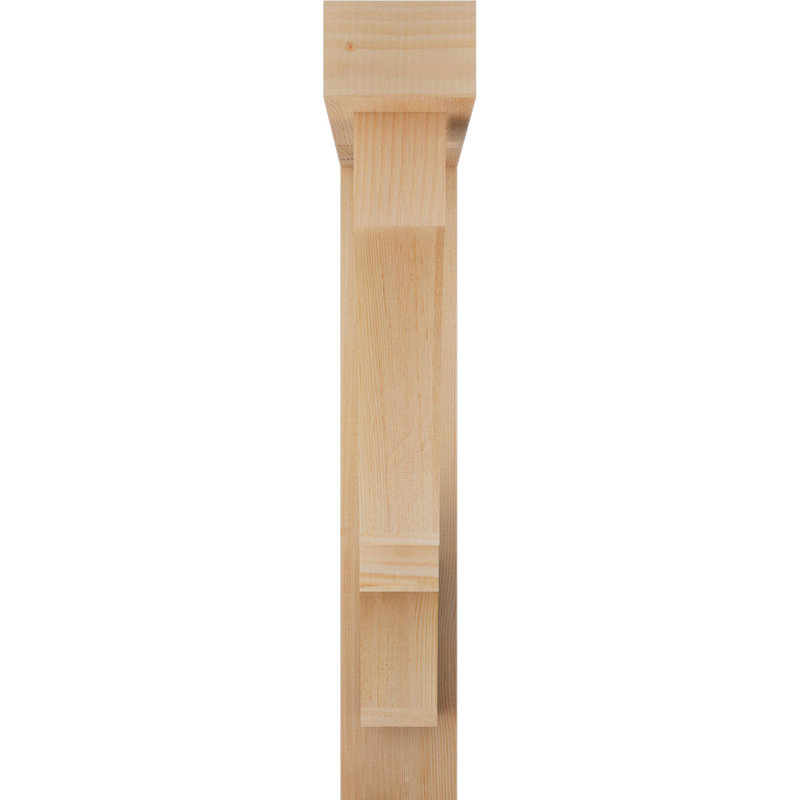 Support de bloc Balboa avec entretoise décalée, 24 x 30, Sapin Douglas de l 5 1/2 po (lisse)