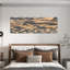 Golden Desert Dunes, paysage biologique serein abstrait, art mural-1677653087