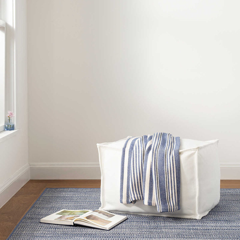 Rugby Stripe Denim Throw