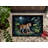 Leopard Nighttime in the Jungle Doormat-112746484