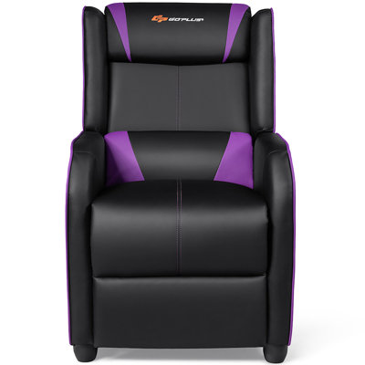 25" Wide Standard Recliner with Massager by Costway