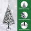  Artificial Christmas Tree with 150 LEDs with Stand Green 150 cm-721186703