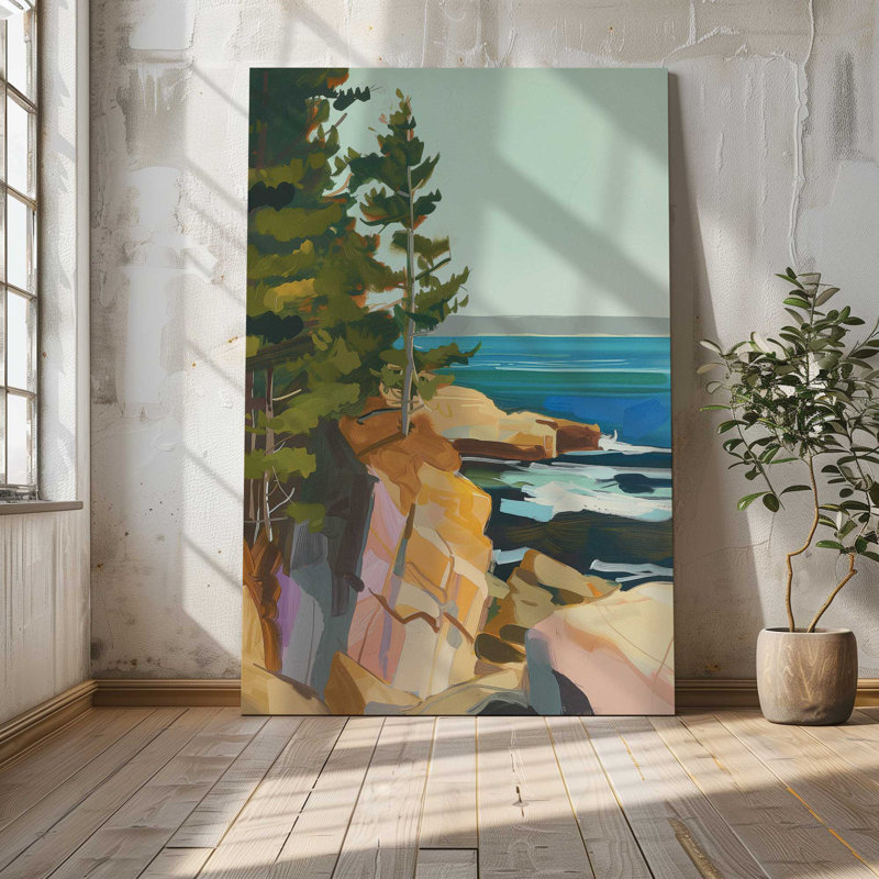 Seacliff Whispers v1, grande impression sur toile, H 60 po x l 40 po