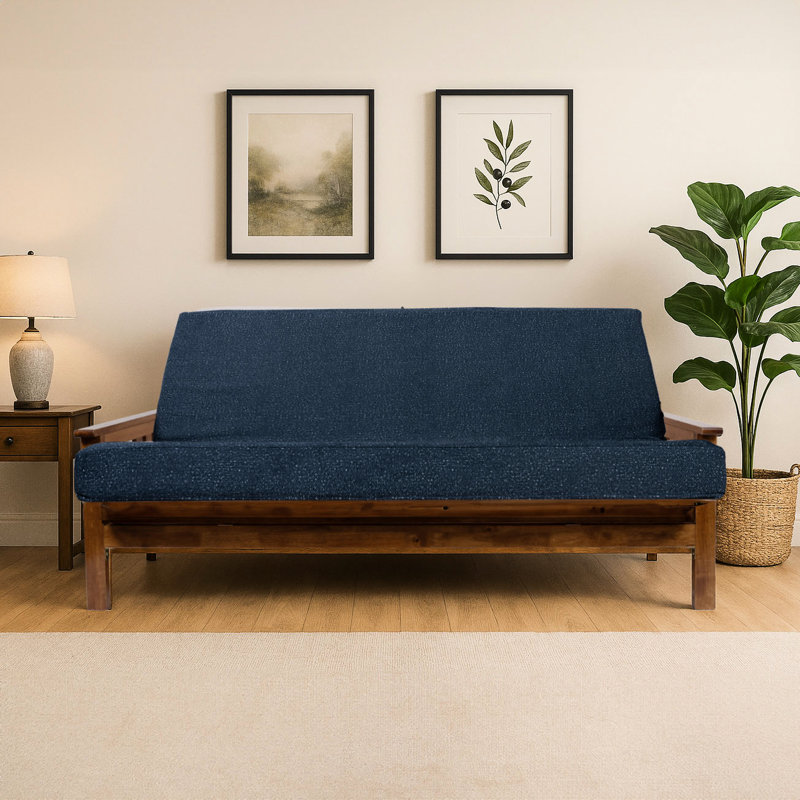 Matelas de futon en mousse viscoélastique pliable avec housse lavable et fermeture à glissière robuste, convient aux dortoirs et aux espaces invités