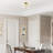 Monroe 2 Light Antique Brass Medium Semi-flush