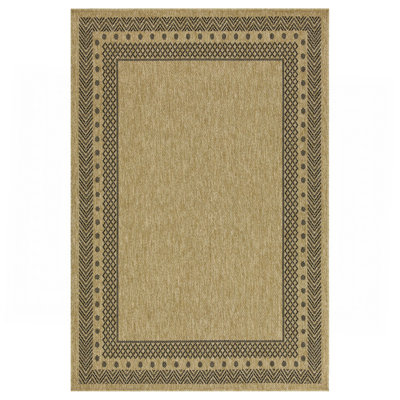 Black Indoor/Outdoor Area Rug