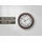 20" Round Wall Clock, Antique Brown, Transitional Style | Gift Idea