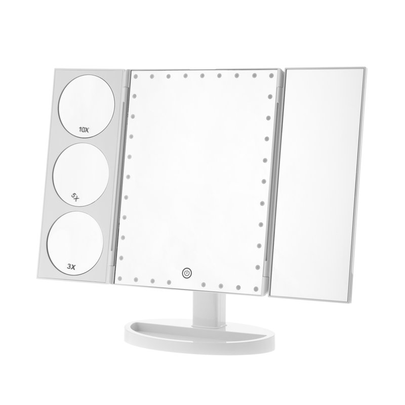 Miroir de maquillage lumineux sans cadre Modern