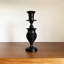 Ebony Wood Collection Candlestick