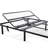 Black Full Adjustable Bed With Single Head Up Movement, Strong Steel Construction, Simple And Fast Installation, 850 Lbs Capacity, 75 In Depth, 53 Width, 14 Height Function Only, Base, Assembly,