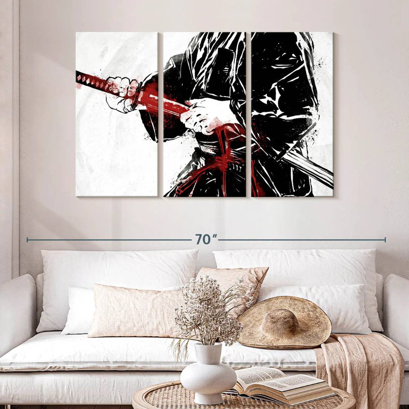 Sireci Katana Man, 32" H x 50" W