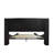 Faux Leather Upholstered Platform Bed Frame With Led Lighting, Bluetooth Connection To Play Music Control, Backrest Vibration Massage, Curve Design, Wood Slat Support, Exhibited Speakers,Queen