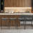 Upholstered Counter Stool with Solid Wood Frame-707199409