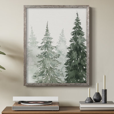 Winter Washed Coppice I Framed Print - Solid Wood