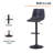 Maximilian Modern Adjustable Swivel Bar Stool – PU Leather Seat with Footrest & Iron Base – 360° Rotation, Counter & Bar Height Chair for Kitchen Island, Home Bar, Pub, Dining Room-320623918-306060265