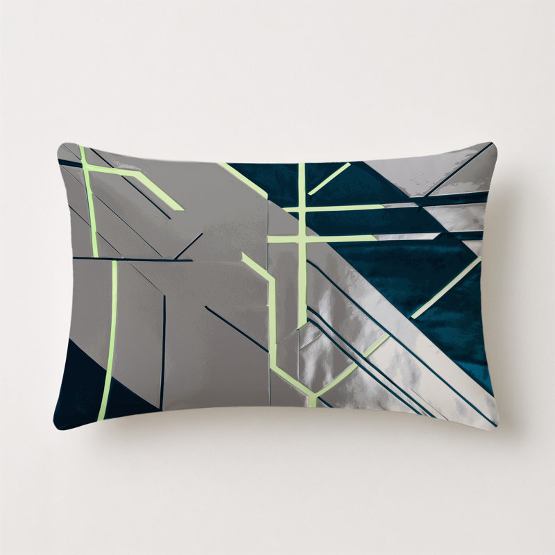 Celestial Pulse Indoor And Outdoor Throw Pillow, Rectangle 14"H x 20"W