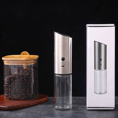 stainless steel grinder rechargeable pepper mill