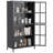 Premium Metal Storage Cabinet With Tempered Glass Doors, Adjustable Shelves, Anti-Tipping Device, And Magnetic Silent Closure For Home And Office Use