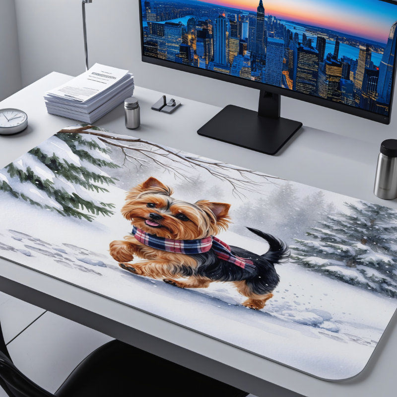 Polyester Desk Pad, 31.5x15.5