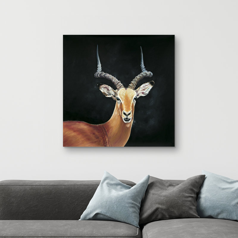 Antelope - 32"x32" art on canvas