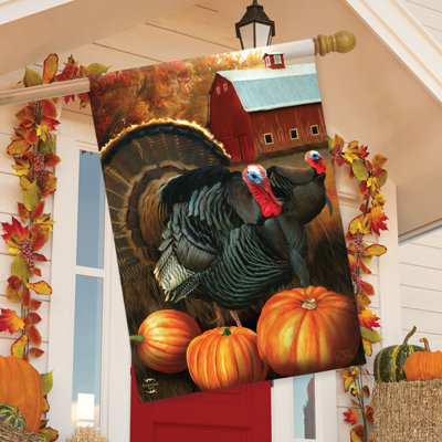 Drapeau d'automne des dindons