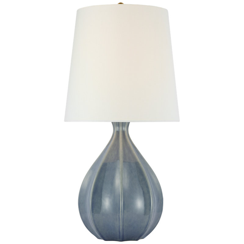 Rana Table Lamp, Polar Blue Crackle