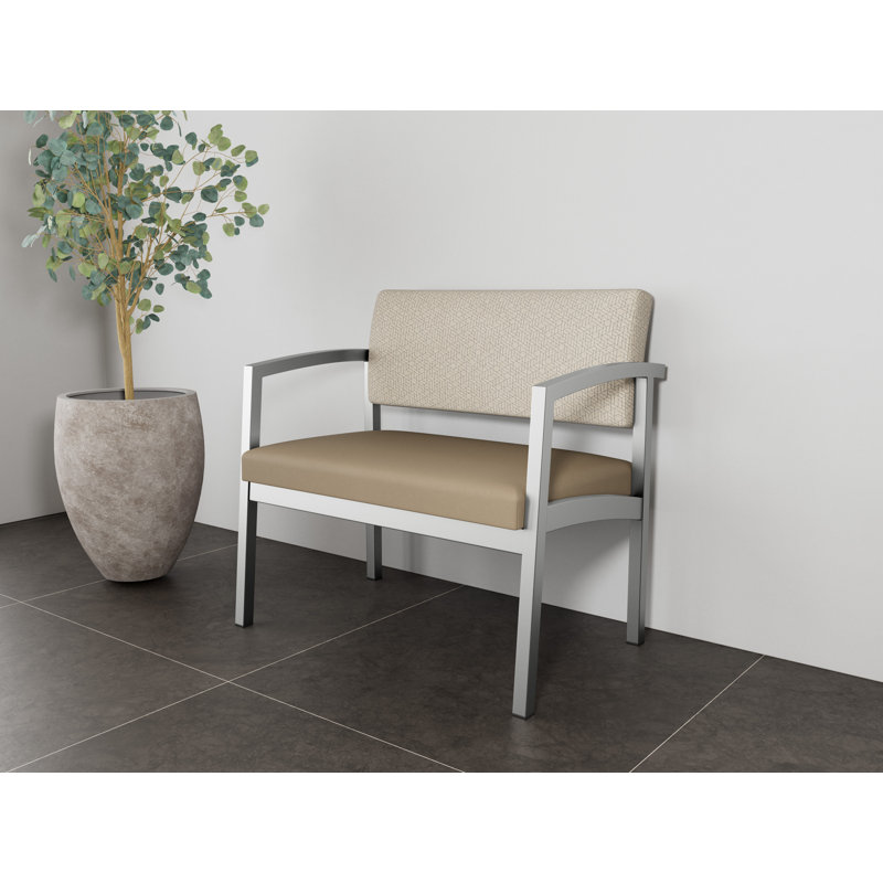 Chaise en acier Lenox, Argent, Bordeaux Patriot Plus - nettoyez le vinyle avec un