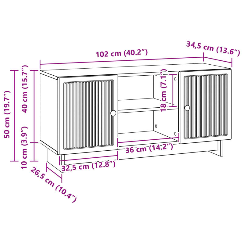 Unfinished TV Stand for TVs up to 24" with Fireplace Included