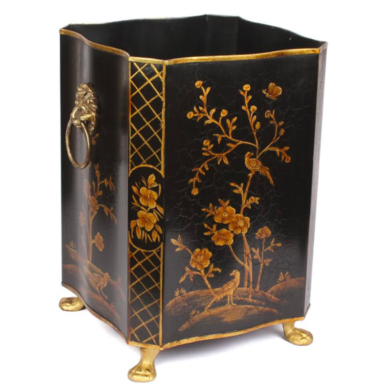 4 Gallons Waste Bin, Black