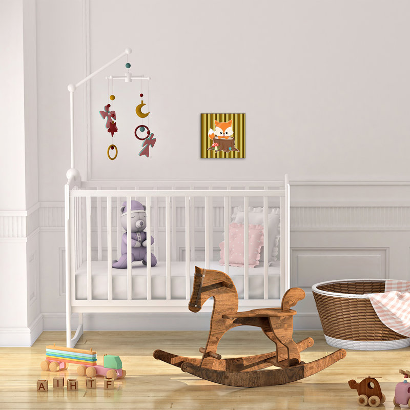 Panneau mural d’art d’arbre fox baby Mannie