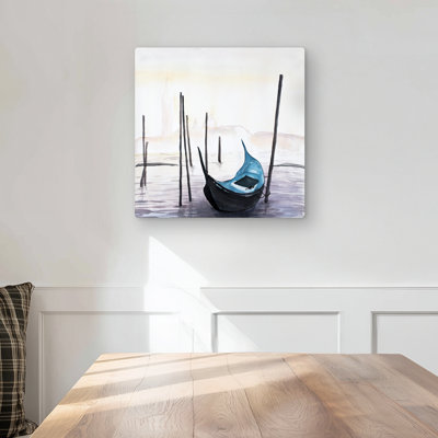 Gondola in Venice - Boat Marine Metal Print for Home Decor
