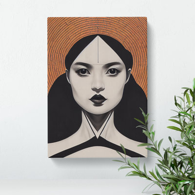 A Magnetic Woman - Wrapped Canvas