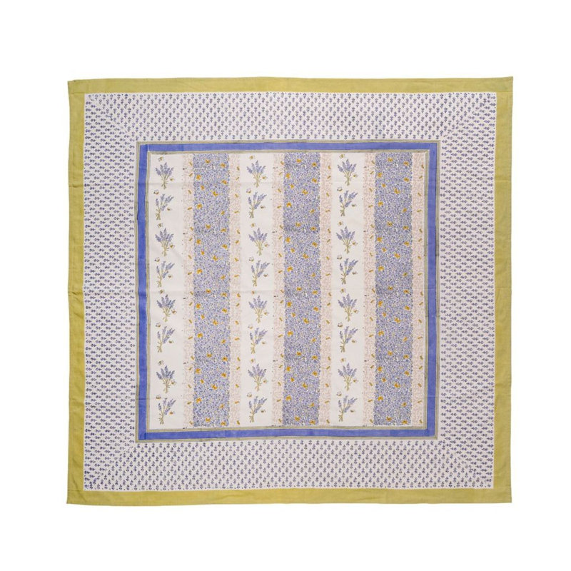 Lavender Bouquet Tablecloth - Purple - 59" x 59", 59" x 59" Square