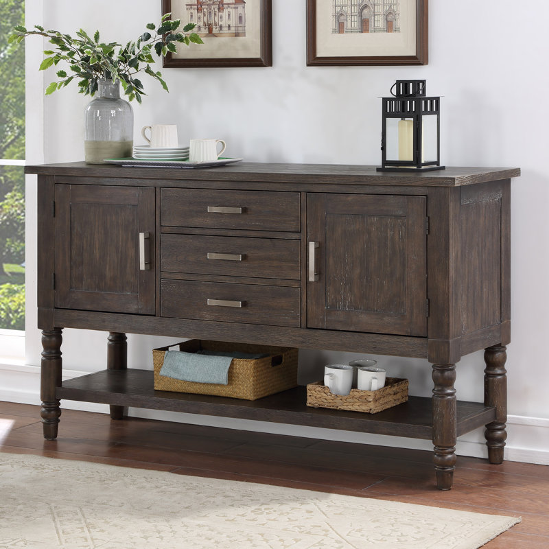 Mendham 60" Wide 3 Drawer Server