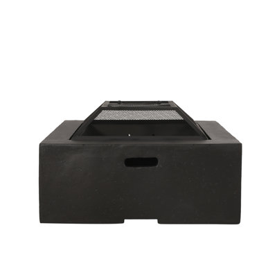 Outdoor Square Mgo Wood- Burning Fire Pit