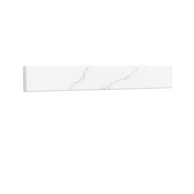 Replacement Sidesplash in White Quartz