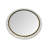 Squiggle Round Mirror Bronze-1070467559