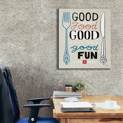 ' Good Friends Good Fun' by Michael Mullan Canvas Wall Art