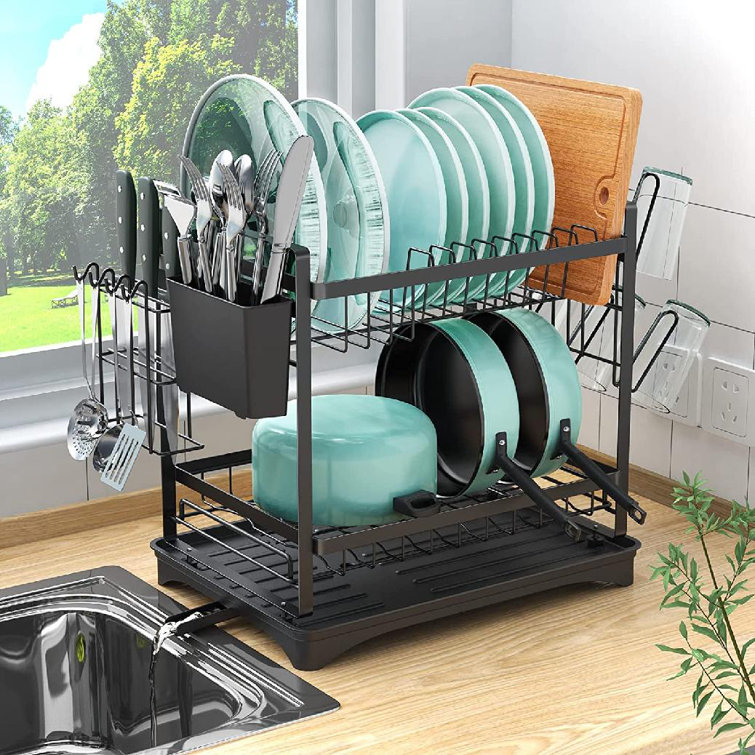 qxttech Rustproof Stainless Steel Dish Rack & Reviews