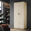 180x50x77cm, Hanging and Storage in One, Double Drawer Large Space Wardrobe-1106373342