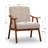 Transitional Modern Solid Wood Fabric,PU Accent Chair-1665470168-1665470164