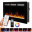 Dimplex Sierra Optiflame Media Wall Fire, Built-In, Wall Mounting or Freestanding, 3 sizes-103486781