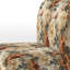 Rustic Victorian Brocade Victorian Motif - Chaise d'appoint de chalet rembourrée à motif floral-101858101