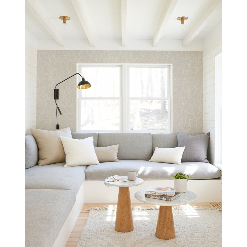 Solandra Vine Sisal Wallpaper, Sky