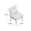 Fauteuil de chambre en polyester 23,25 po Canita-22111166