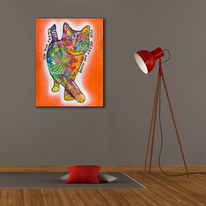 «On The Prowl» par Dean Russo, art mural sur toile, 26 po x 34 po, H 34 po x l 26 po x P 1,5 po