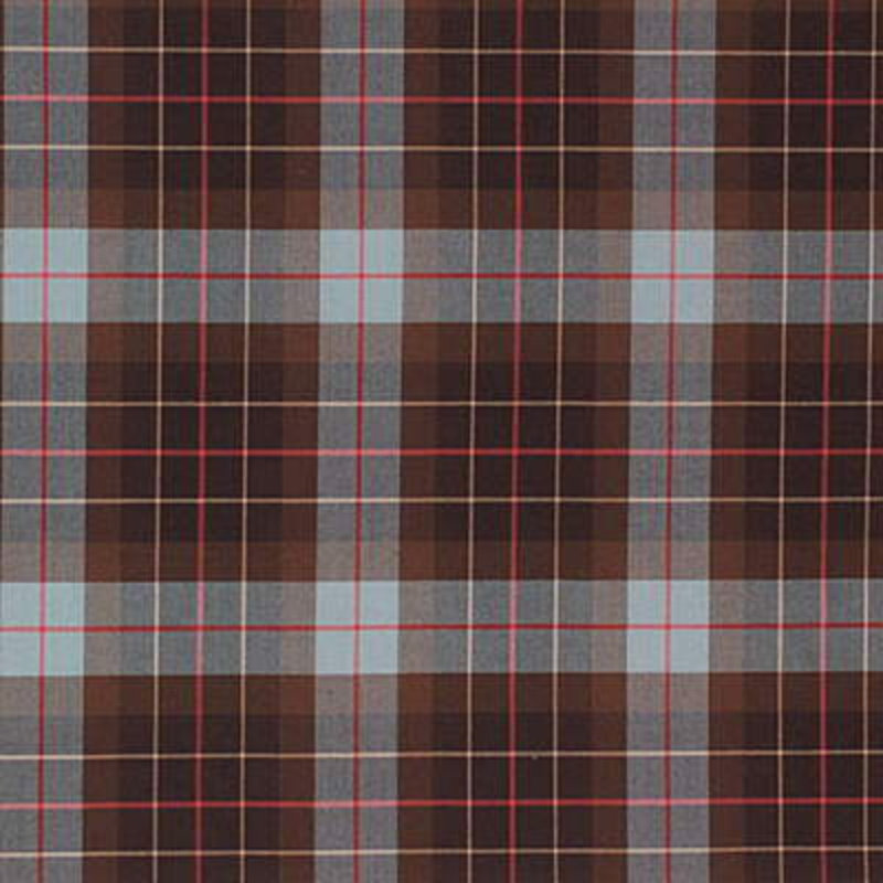 Cecil Wool Plaid - Walnut Fabric